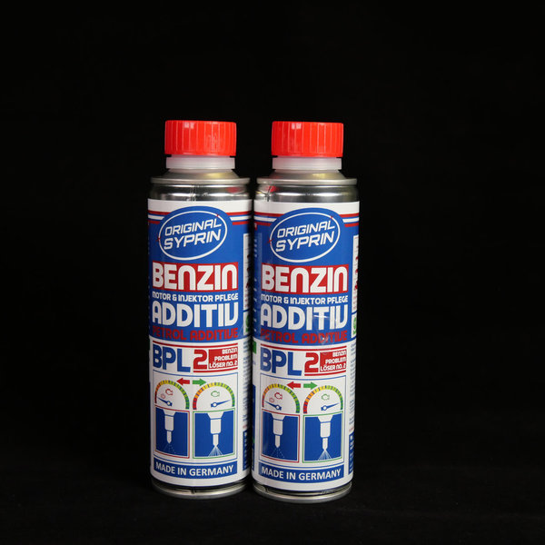 Original Syprin Benzin Injektor & Ventil Pflege Additiv BPL2 Doppelpack